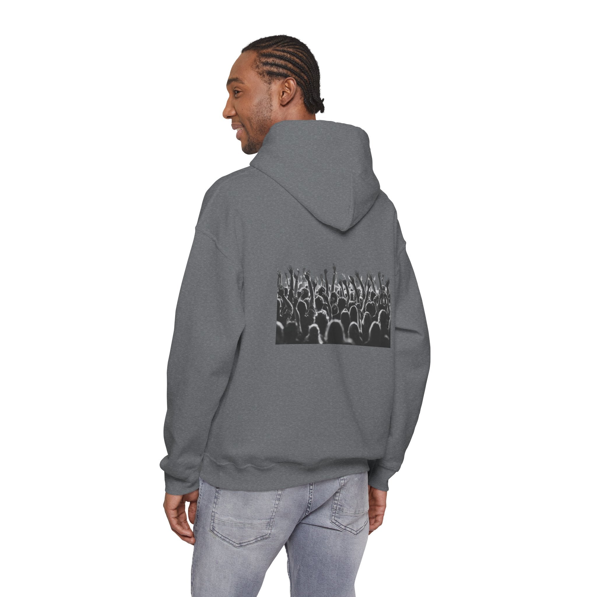 “Graphic Debut” Hoodie- Sleeve Printed Affirmation