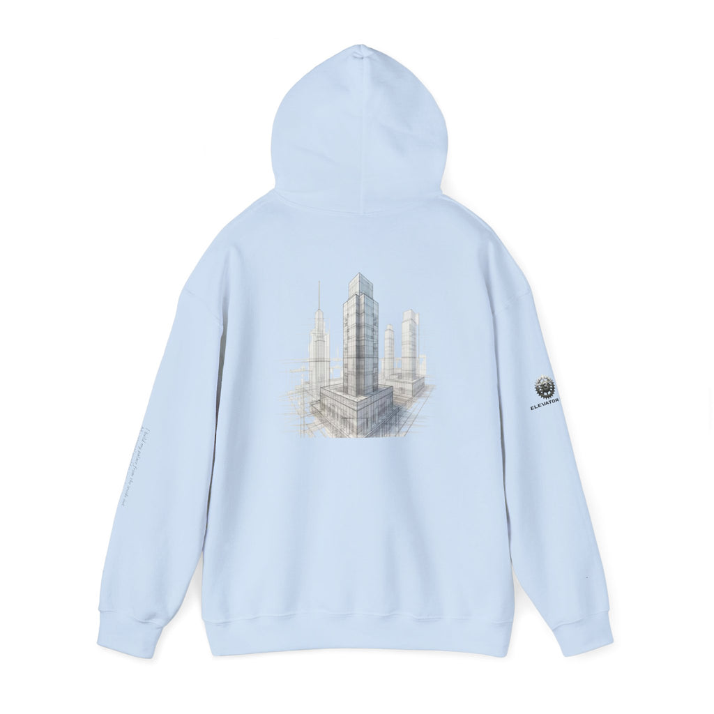 "Inner Architect" Hoodie Sweatshirt- Sleeve Printed Affirmation