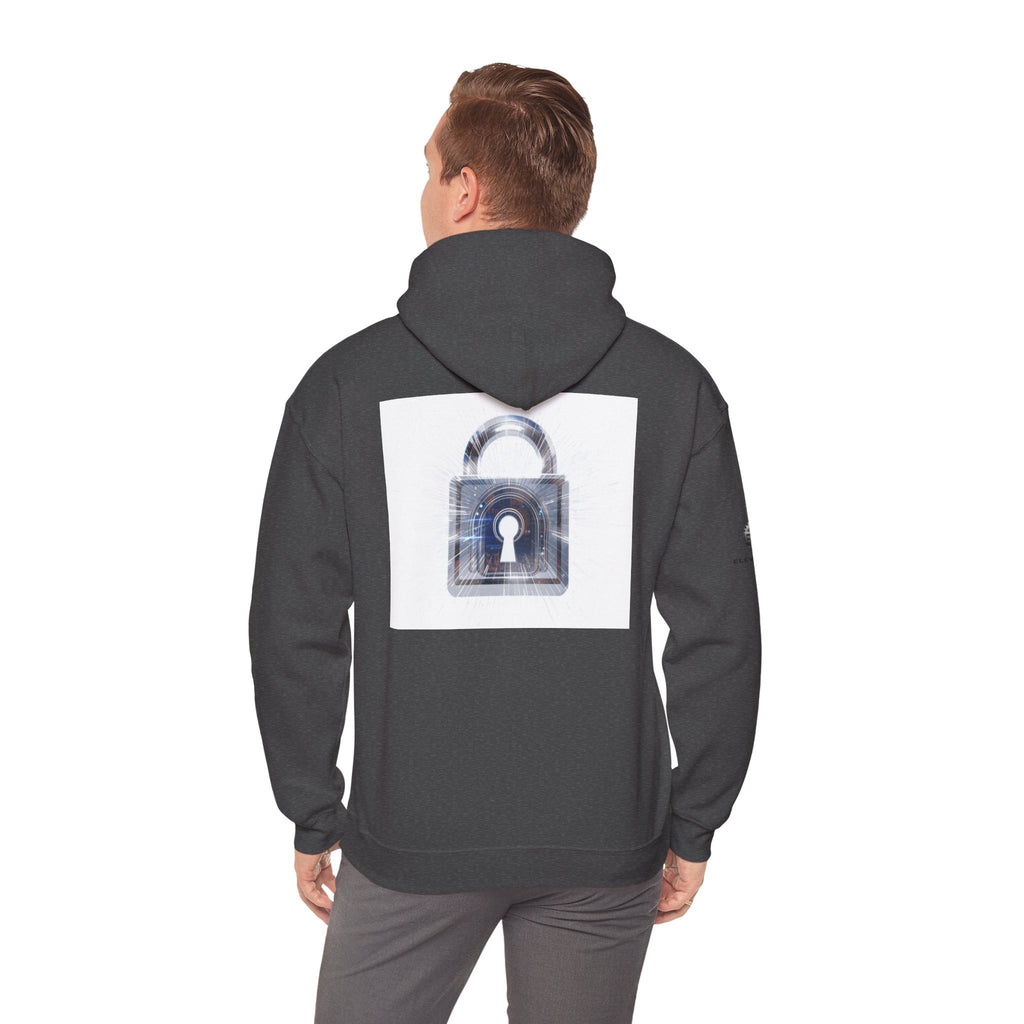“Source Lock” Hoodie Sweatshirt- Sleeve Print Affirmation