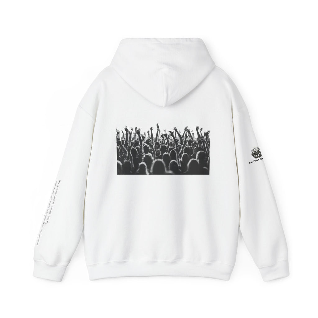 “Graphic Debut” Hoodie- Sleeve Printed Affirmation