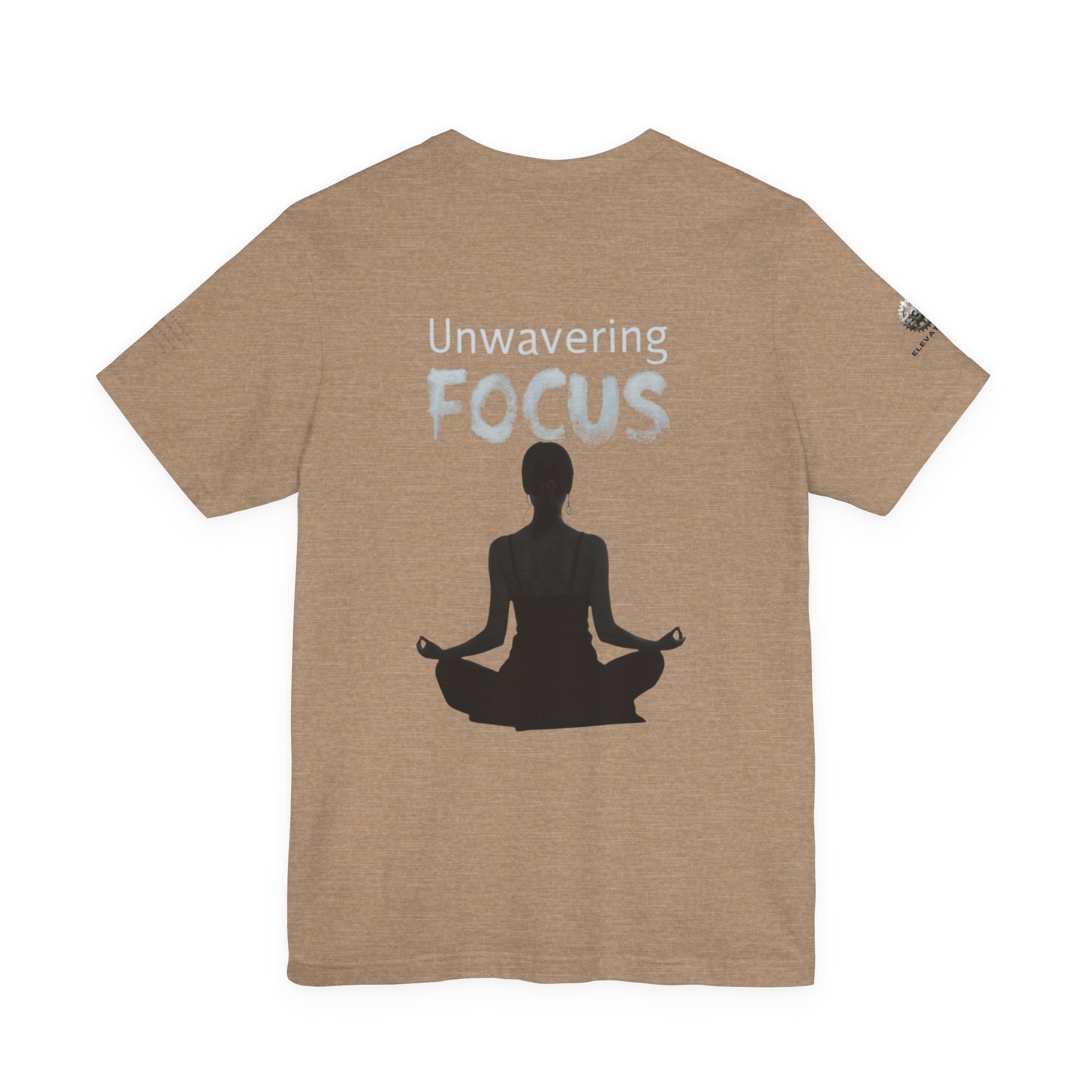 Unwavering Focus Tee — Affirmation Sleeve Graphic T-Shirt