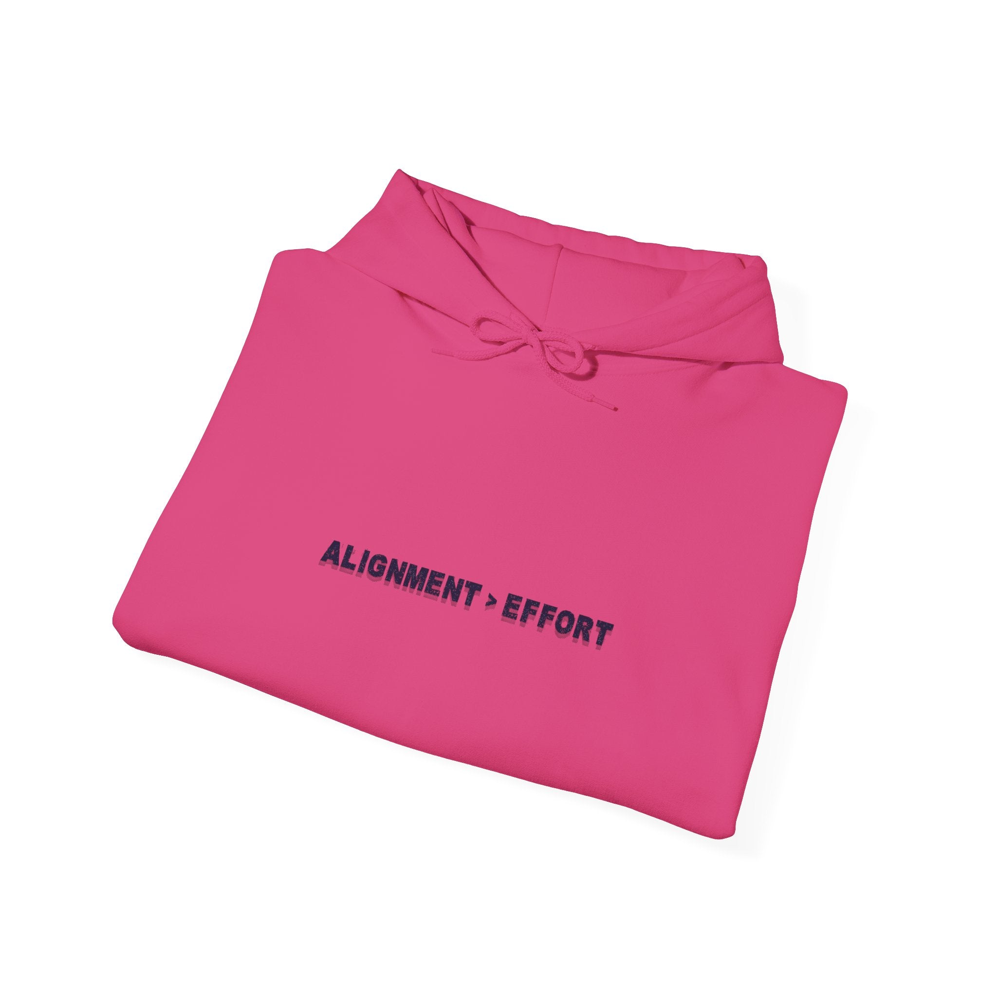 “Alignment > Effort” Hoodie - Sleeve Print Affirmation