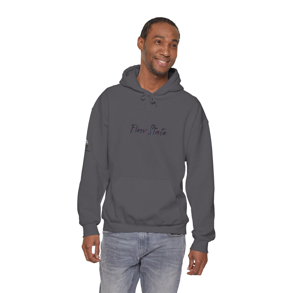 “Flow State” Hoodie- Sleeve Printed Affirmation
