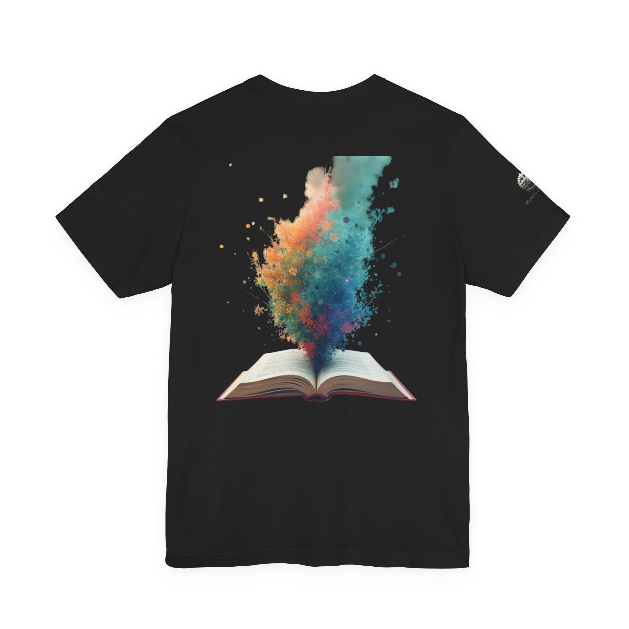 Next Chapter affirmation tee | Graphic open book back, inspirational sleeve text