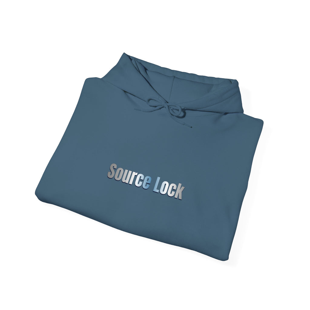 “Source Lock” Hoodie Sweatshirt- Sleeve Print Affirmation