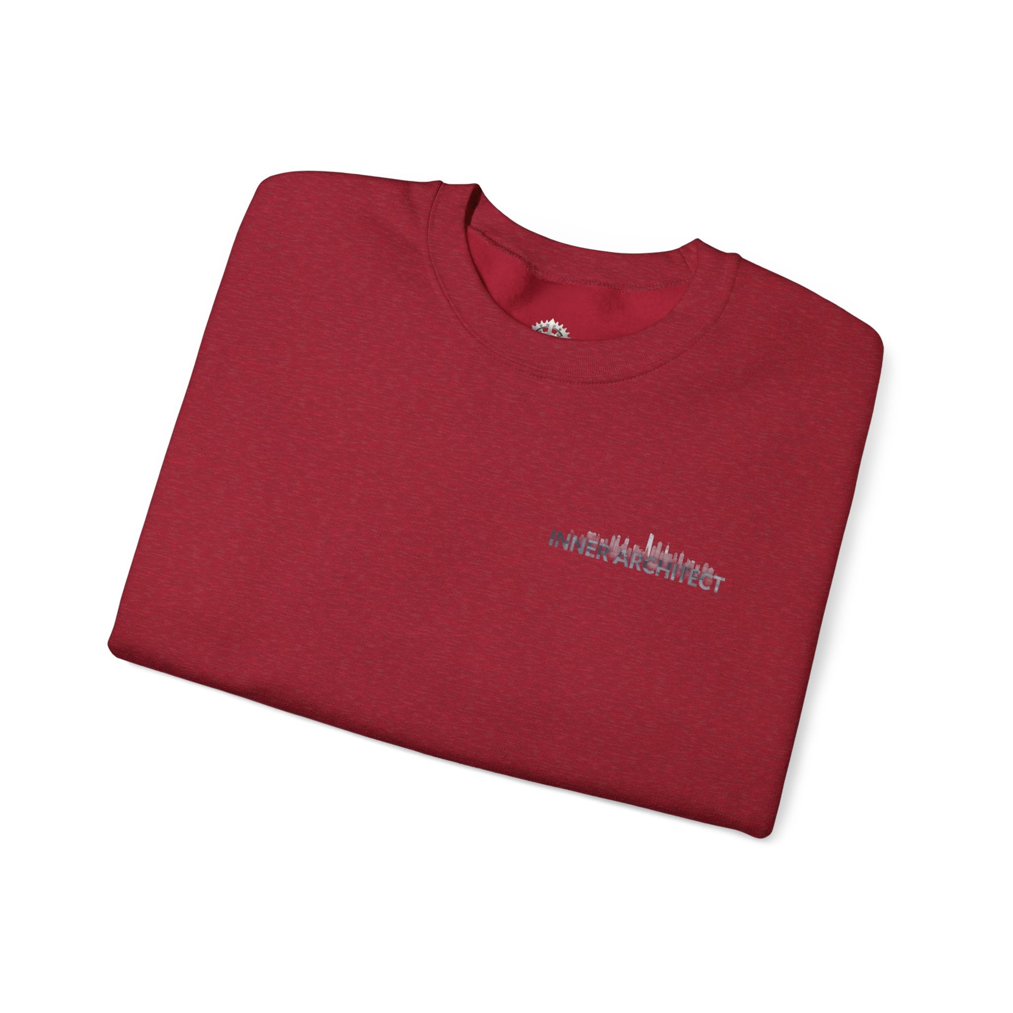 "Inner Architect" Crewneck Sweatshirt- Sleeve Printed Affirmation