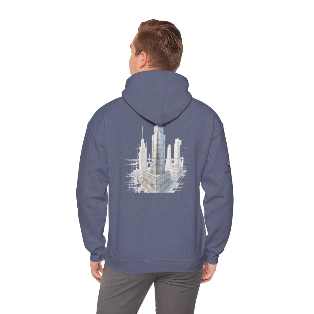 "Inner Architect" Hoodie Sweatshirt- Sleeve Printed Affirmation