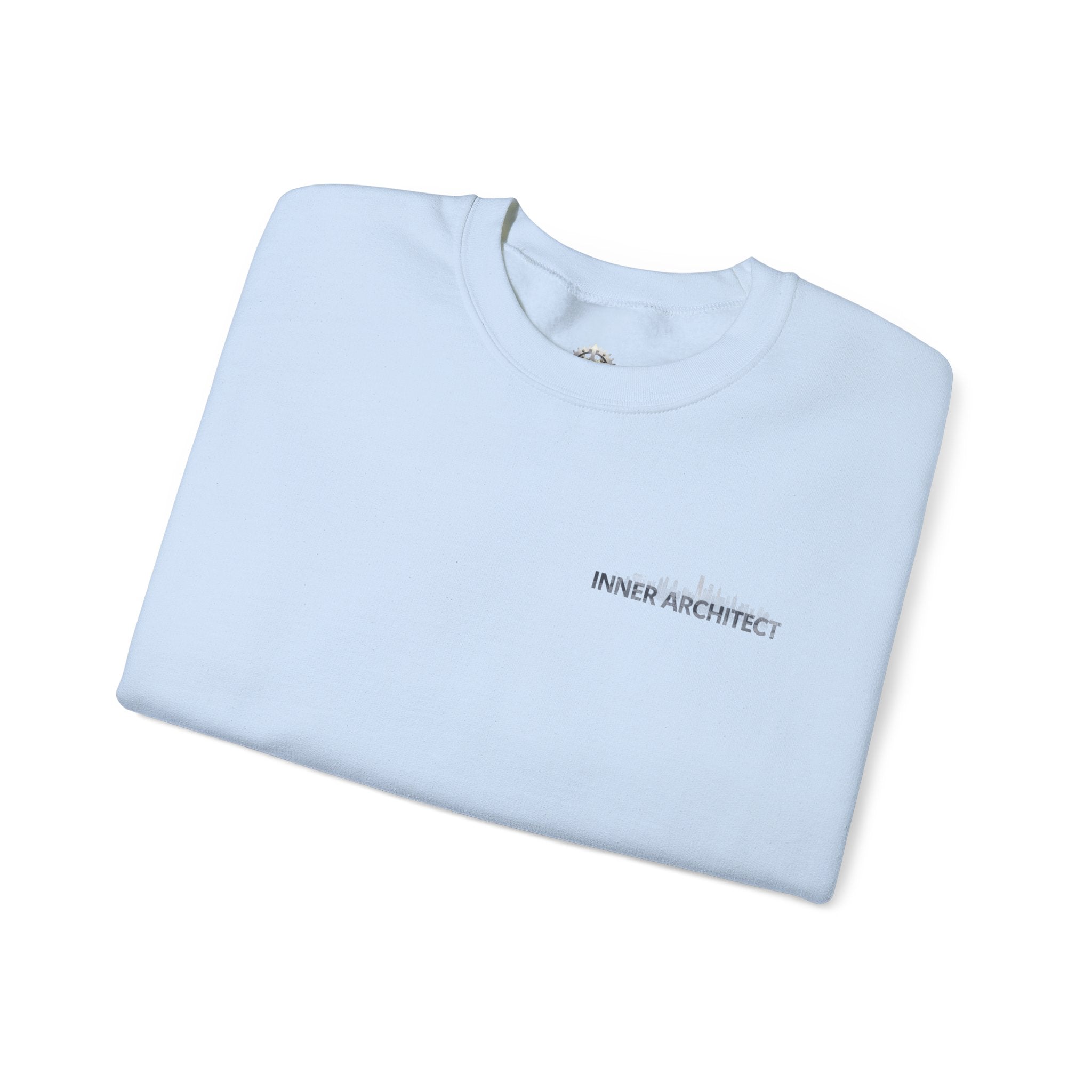 "Inner Architect" Crewneck Sweatshirt- Sleeve Printed Affirmation