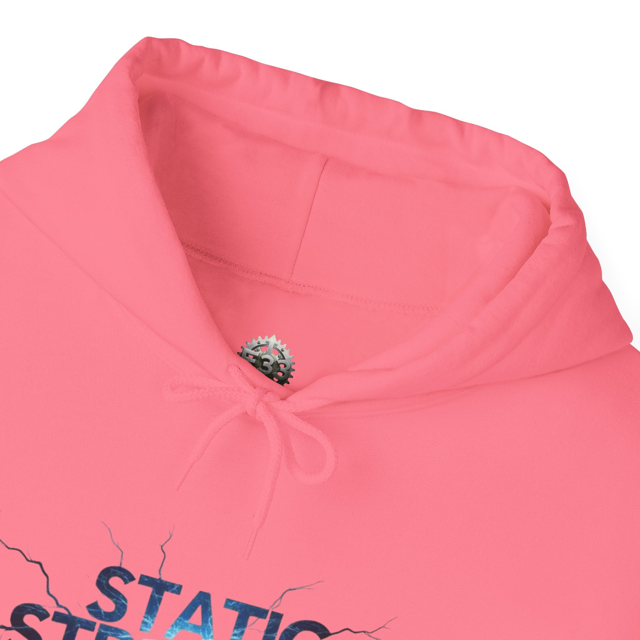 “Static Strength” Hoodie Sweatshirt- Sleeve Print Affirmation