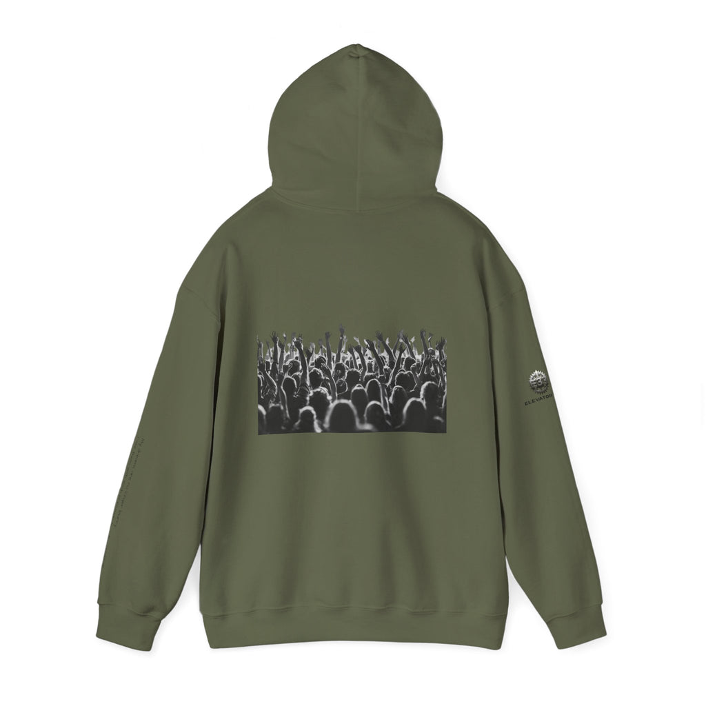 “Graphic Debut” Hoodie- Sleeve Printed Affirmation