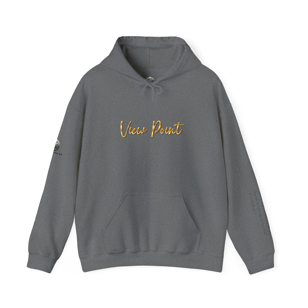“View Point” Hoodie- Sleeve Print Affirmation