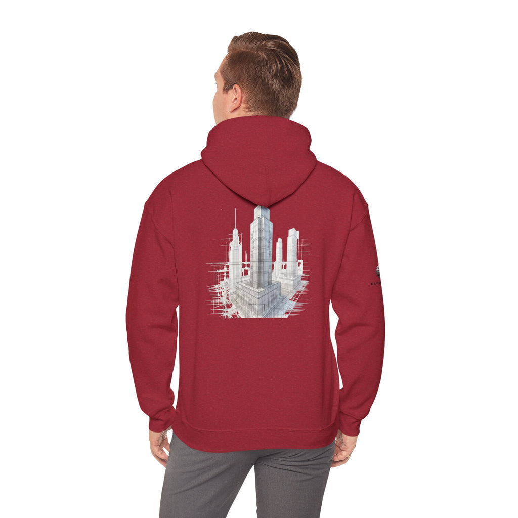 "Inner Architect" Hoodie Sweatshirt- Sleeve Printed Affirmation
