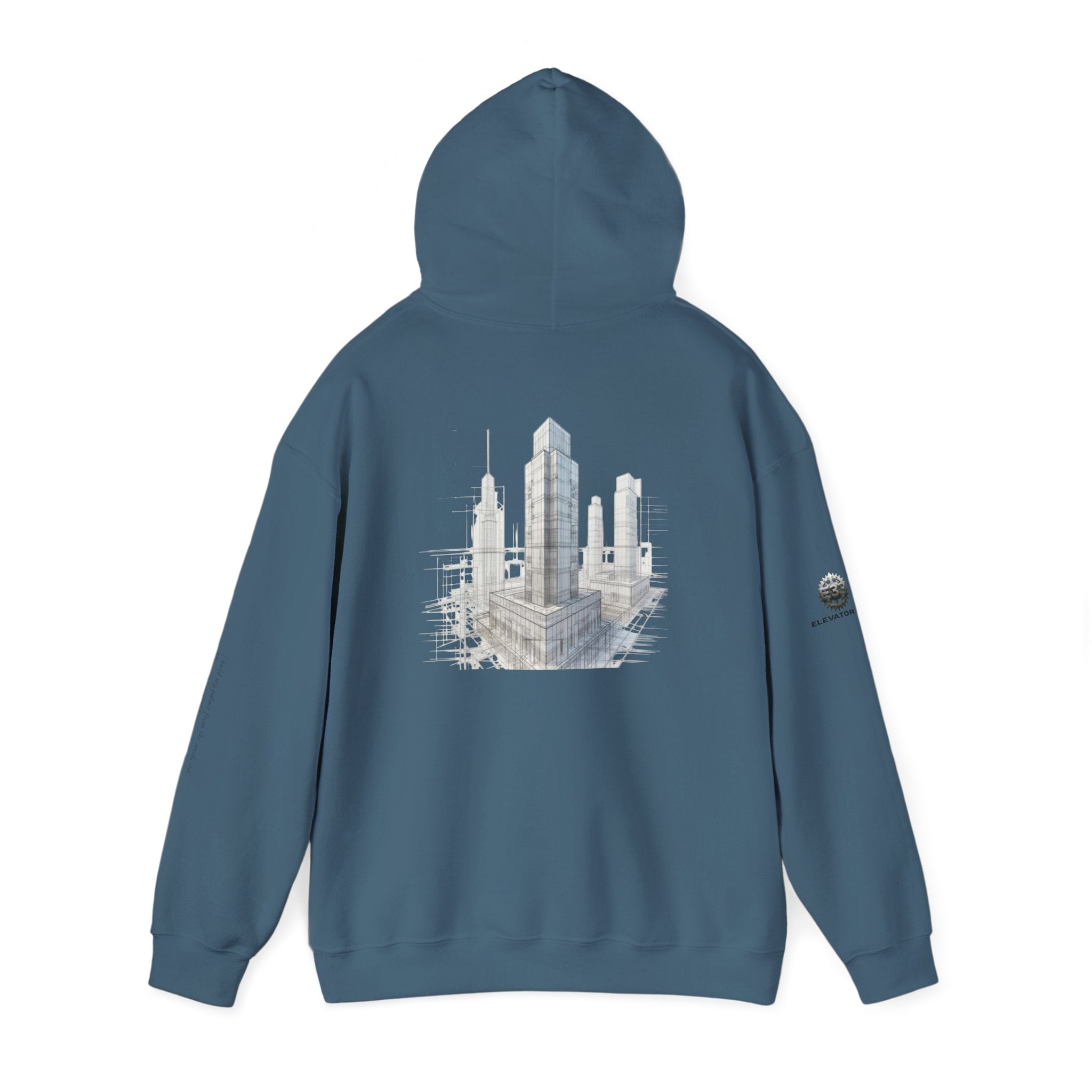 "Inner Architect" Hoodie Sweatshirt- Sleeve Printed Affirmation