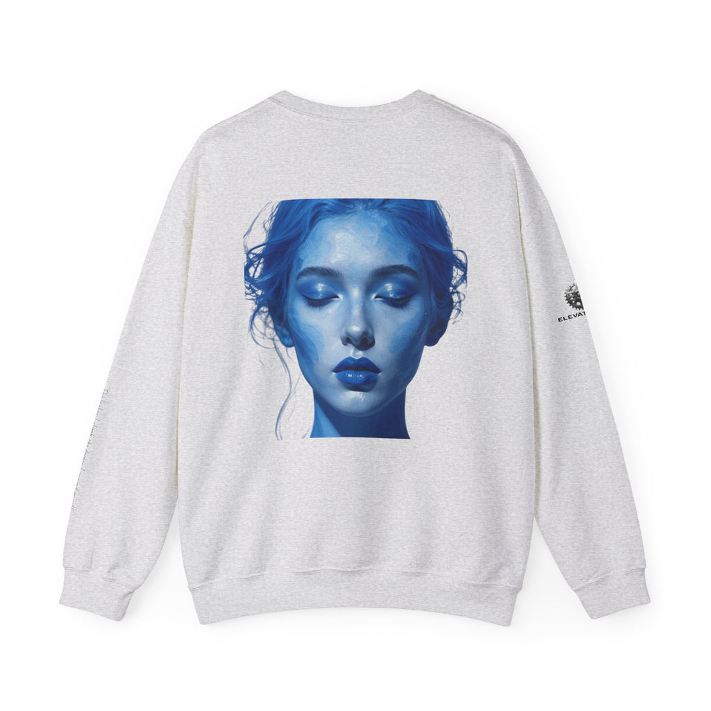 “Flow State” Crewneck Sweatshirt- Sleeve Print Affirmation