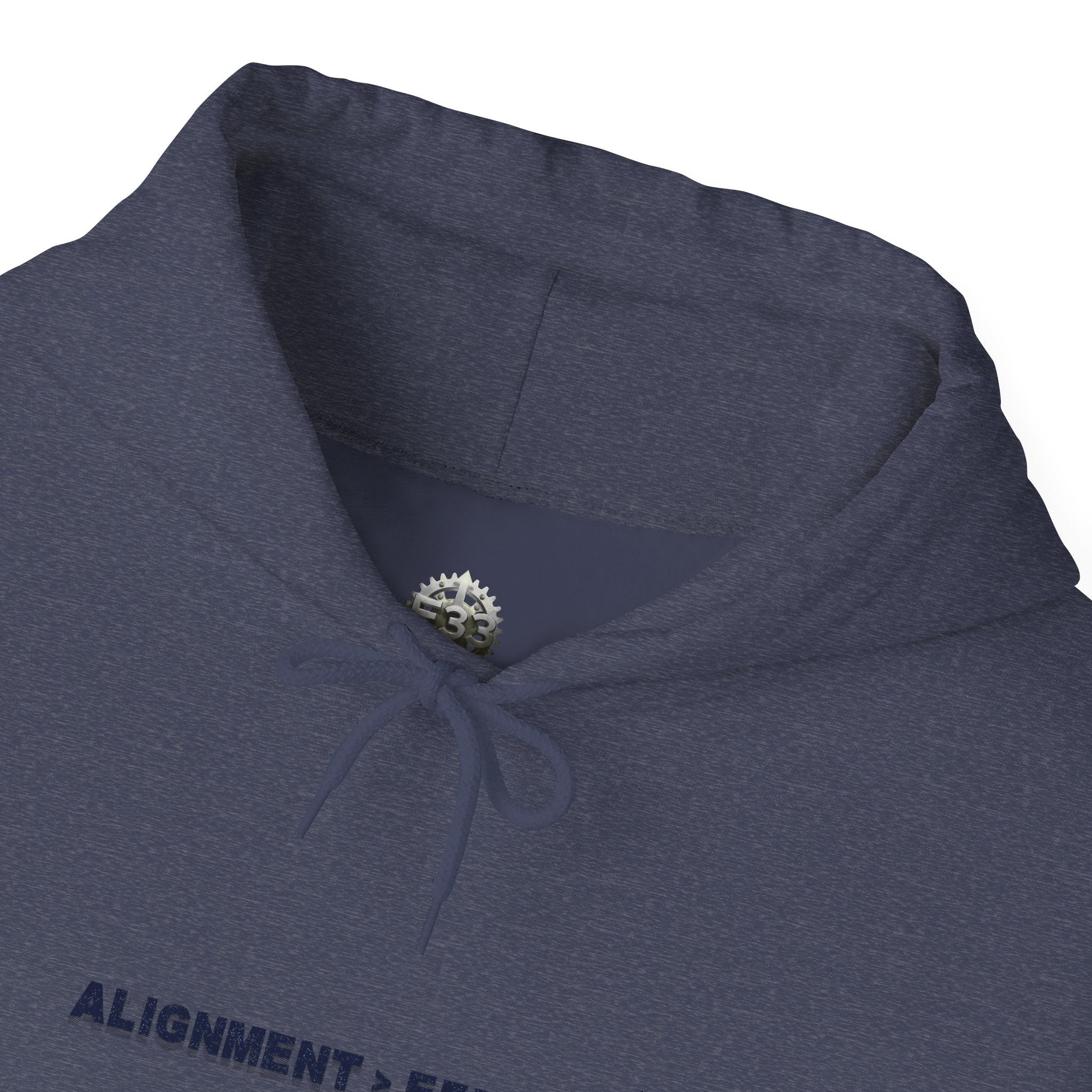 “Alignment > Effort” Hoodie - Sleeve Print Affirmation