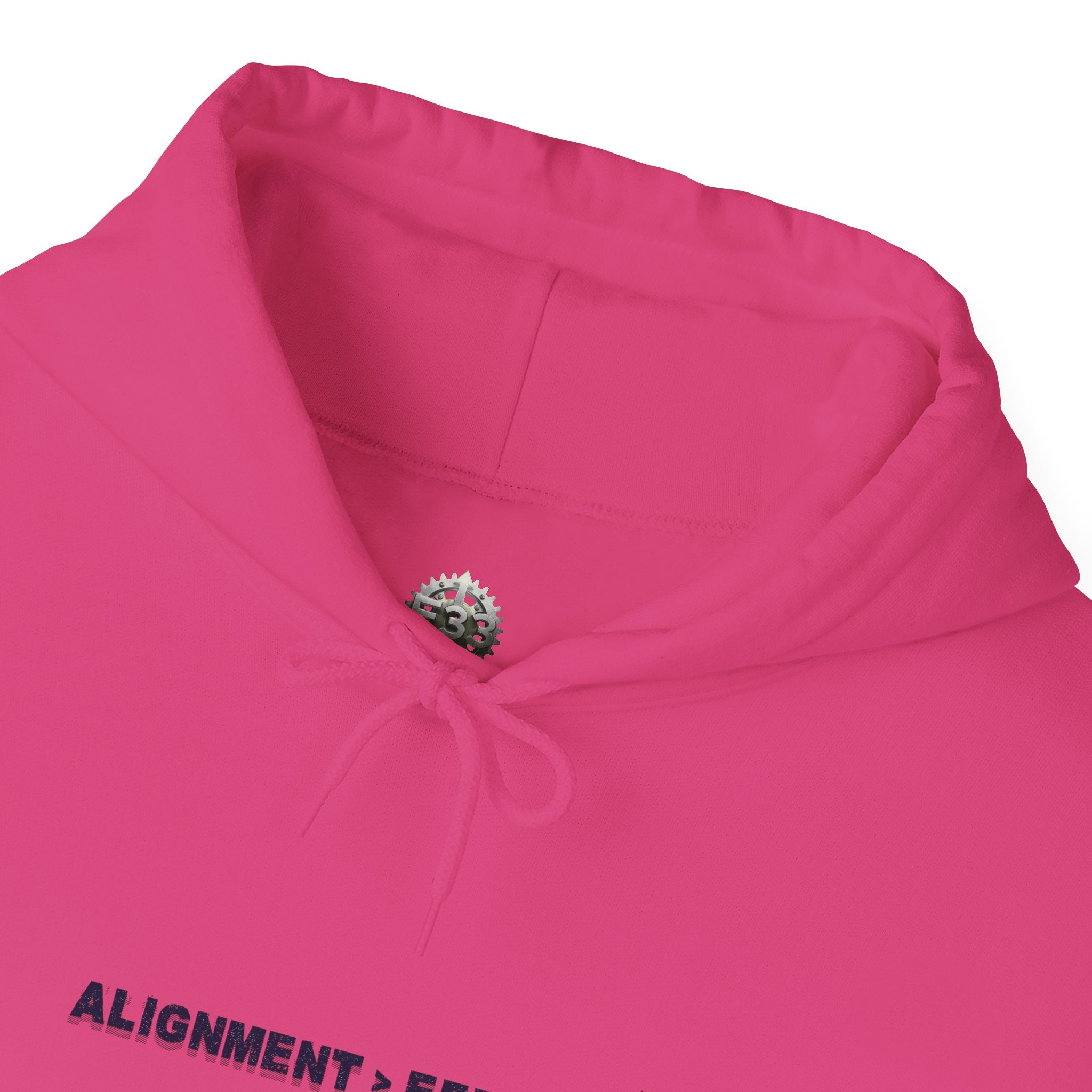 “Alignment > Effort” Hoodie - Sleeve Print Affirmation