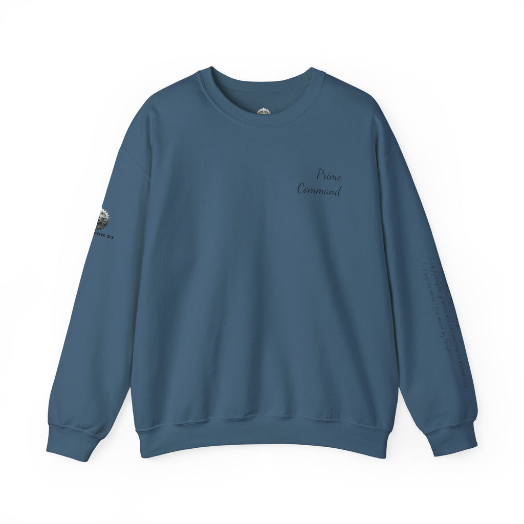 “Prime Command” Hoodie- Sleeve Print Affirmation