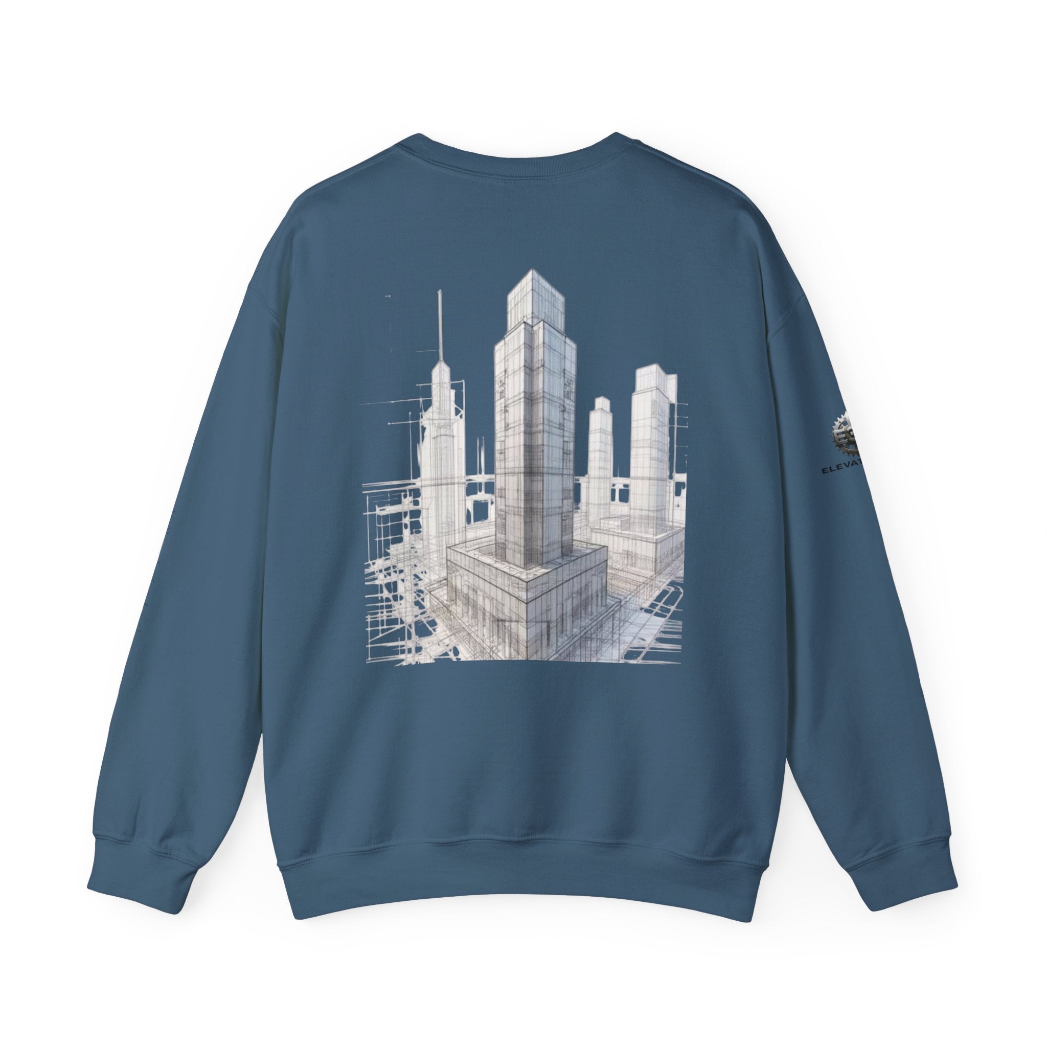 "Inner Architect" Crewneck Sweatshirt- Sleeve Printed Affirmation