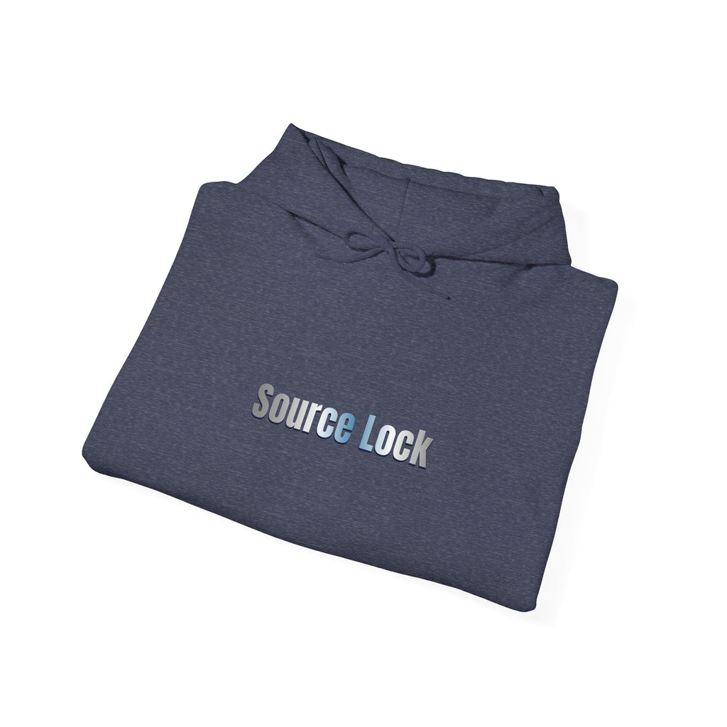 “Source Lock” Hoodie Sweatshirt- Sleeve Print Affirmation
