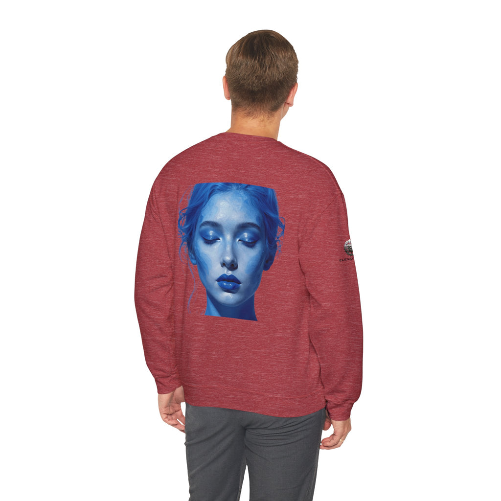 “Flow State” Crewneck Sweatshirt- Sleeve Print Affirmation