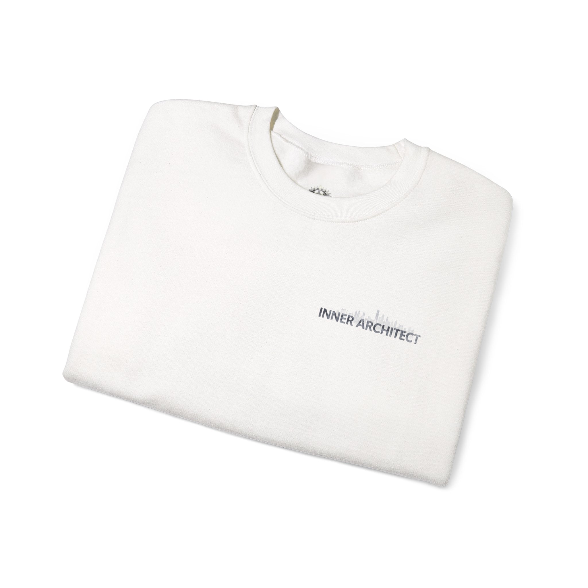 "Inner Architect" Crewneck Sweatshirt- Sleeve Printed Affirmation