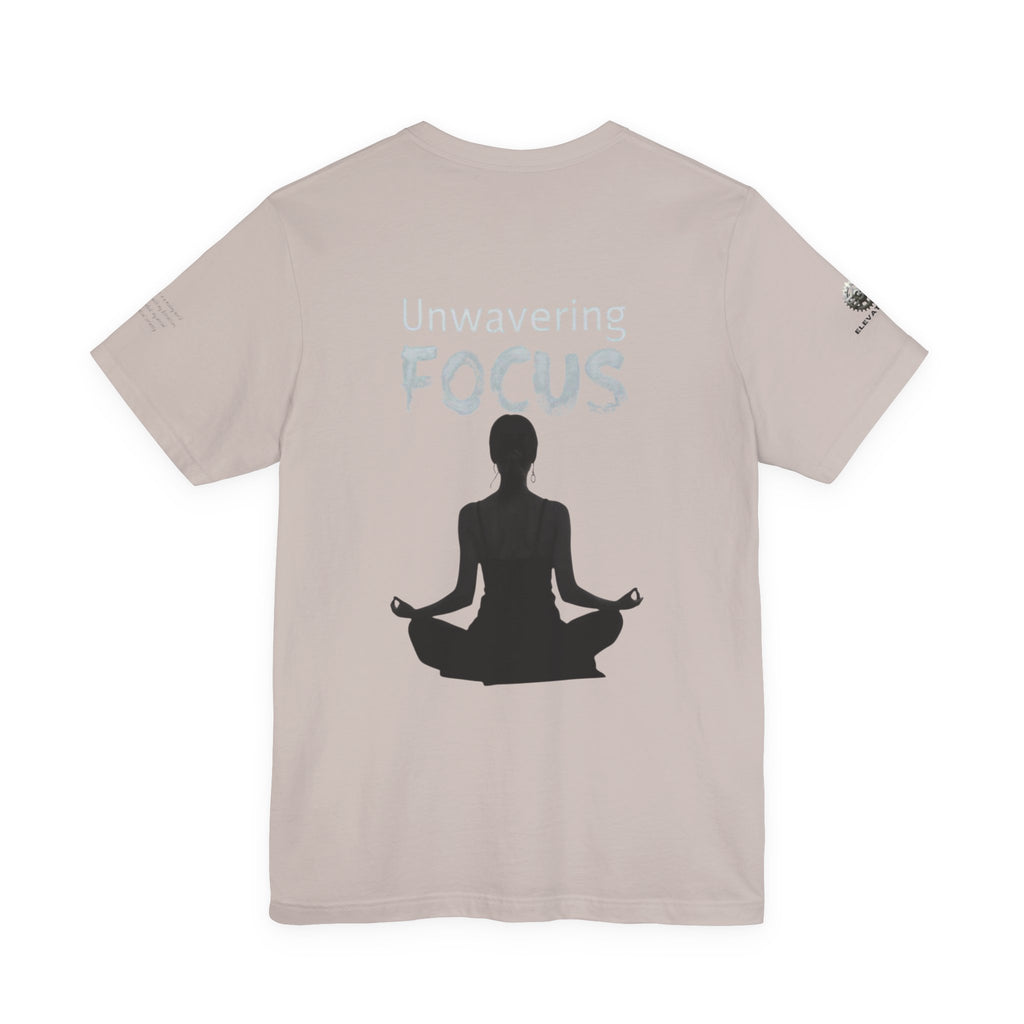 Unwavering Focus Tee — Affirmation Sleeve Graphic T-Shirt