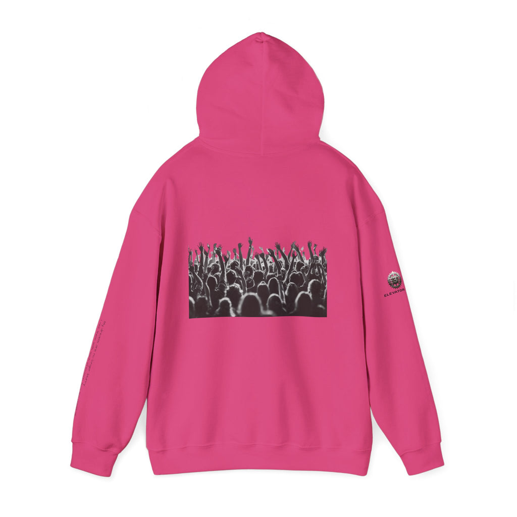 “Graphic Debut” Hoodie- Sleeve Printed Affirmation