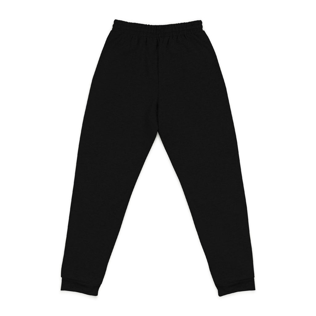 Embroidered Tree Logo Joggers — Cozy Grey Sweatpants with Small Chest Stitching
