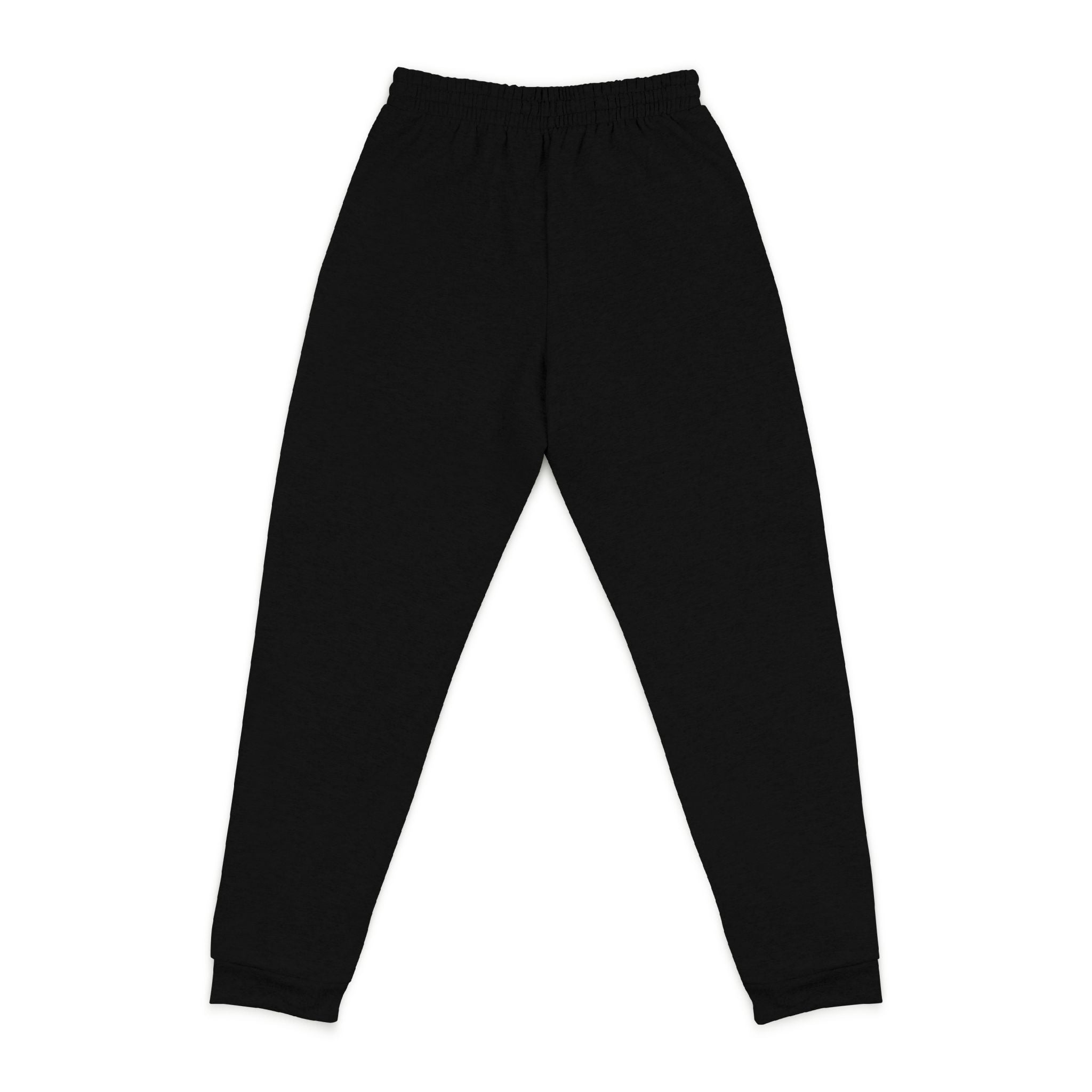 Embroidered Tree Logo Joggers — Cozy Grey Sweatpants with Small Chest Stitching