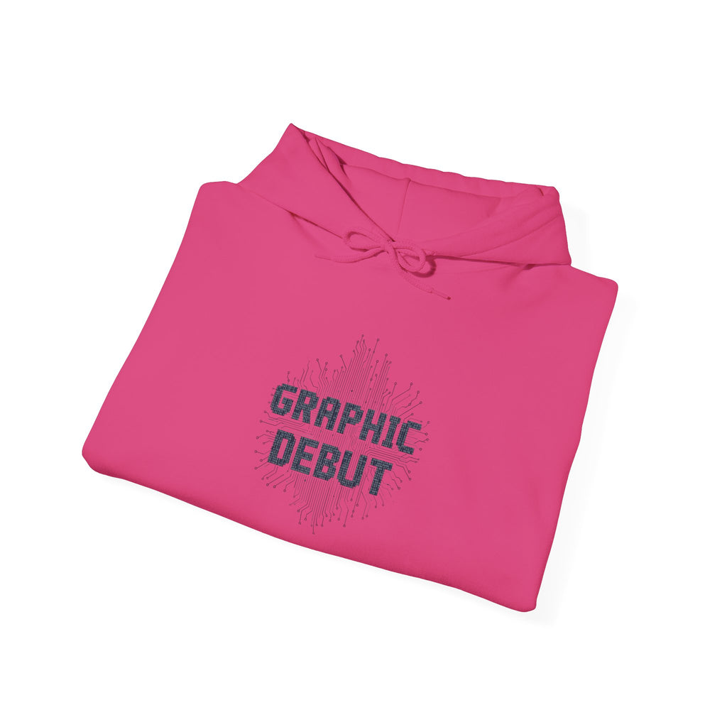 “Graphic Debut” Hoodie- Sleeve Printed Affirmation