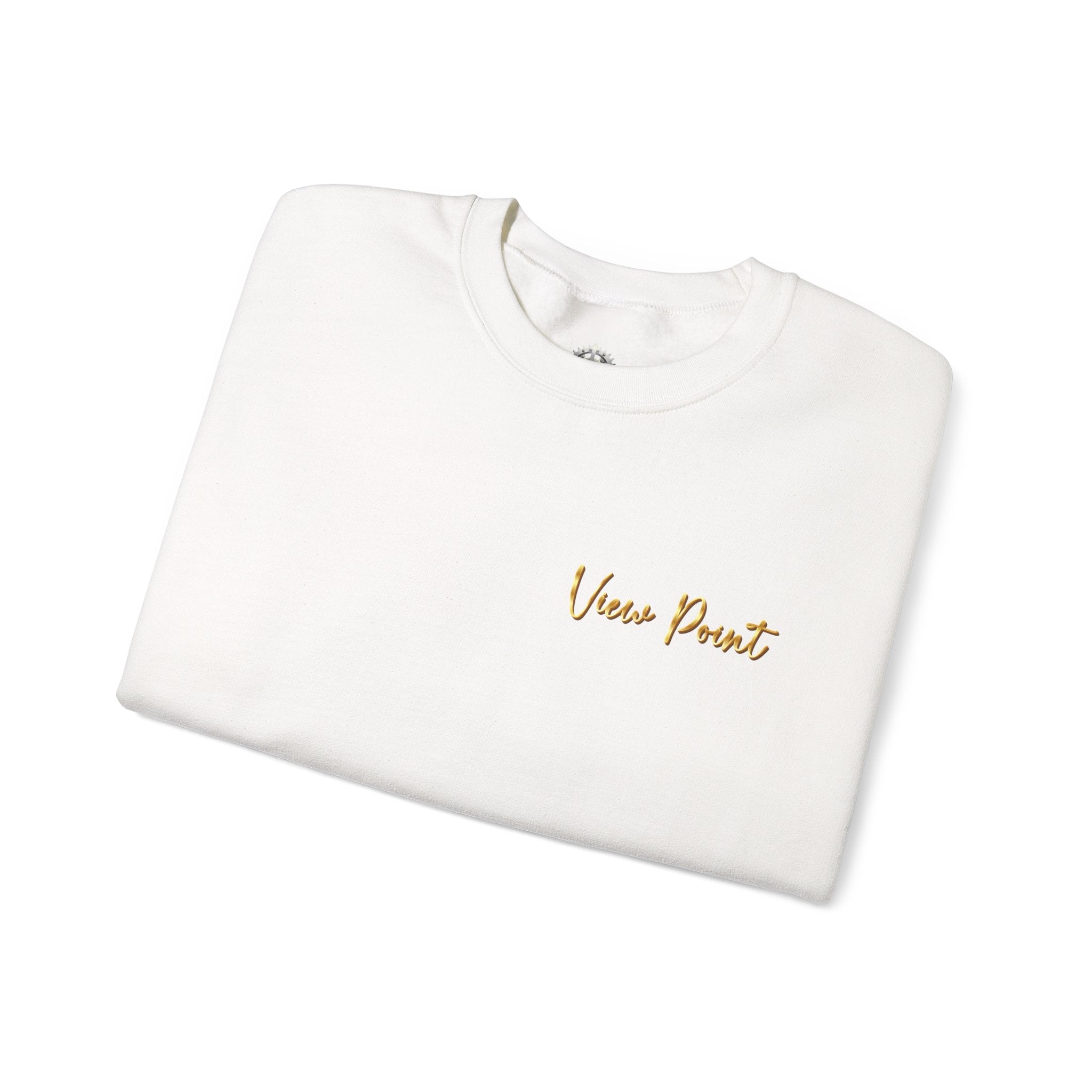 "View Point" Crewneck - Heavyweight Sleeve Print Sweatshirt