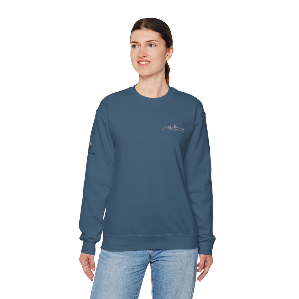 "Inner Architect" Crewneck Sweatshirt- Sleeve Printed Affirmation