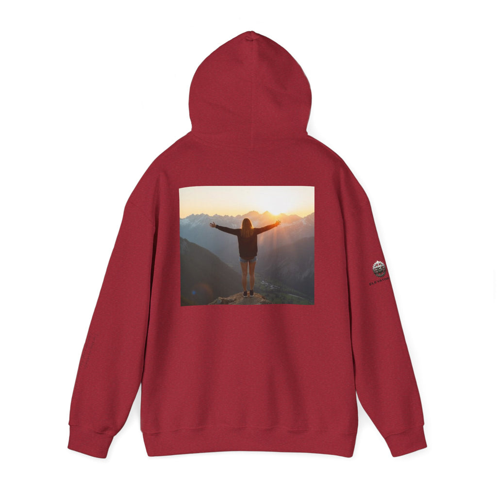 “View Point” Hoodie- Sleeve Print Affirmation