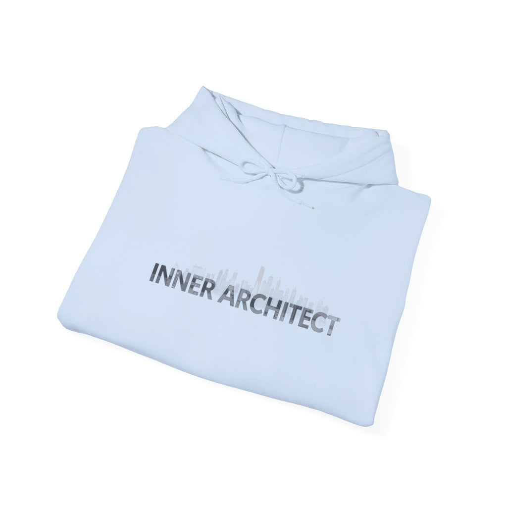 "Inner Architect" Hoodie Sweatshirt- Sleeve Printed Affirmation