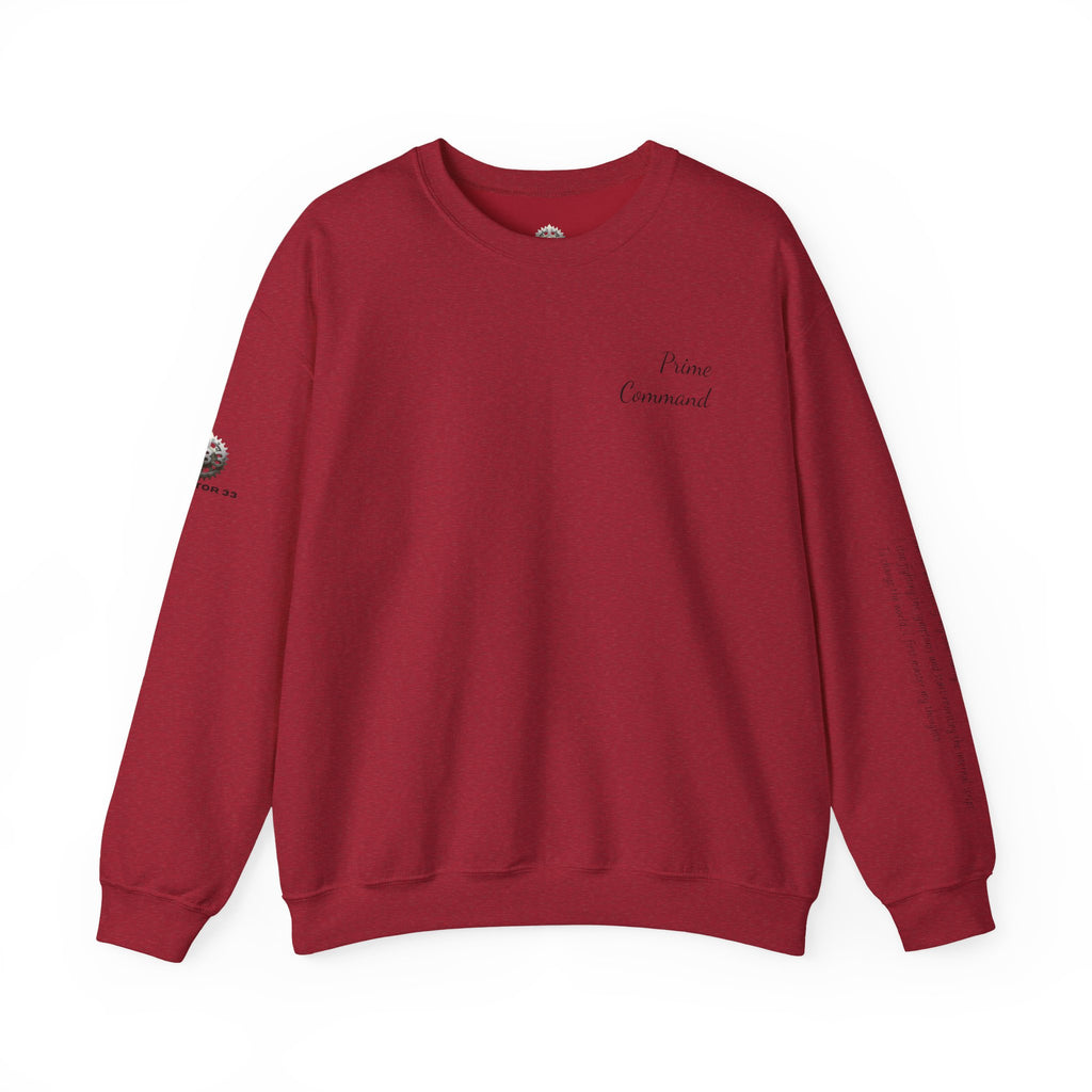 “Prime Command” Hoodie- Sleeve Print Affirmation