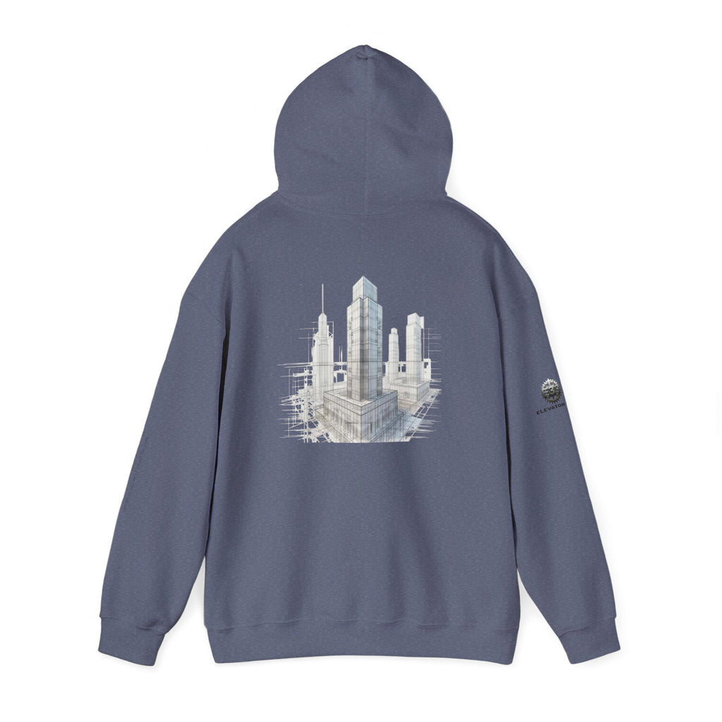 "Inner Architect" Hoodie Sweatshirt- Sleeve Printed Affirmation