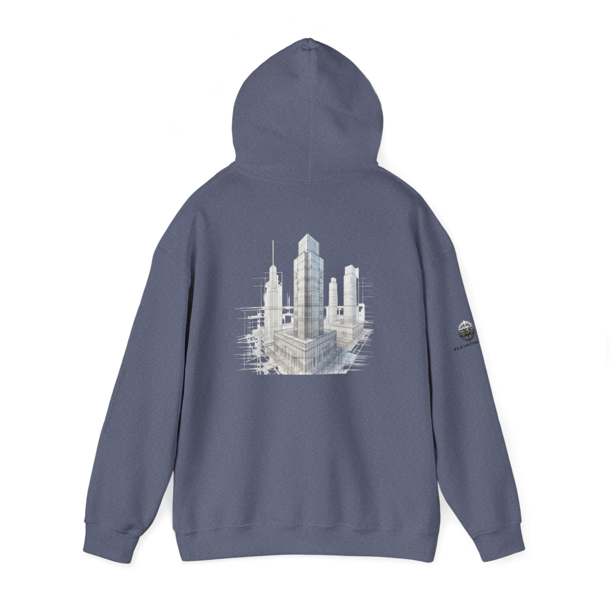 "Inner Architect" Hoodie Sweatshirt- Sleeve Printed Affirmation