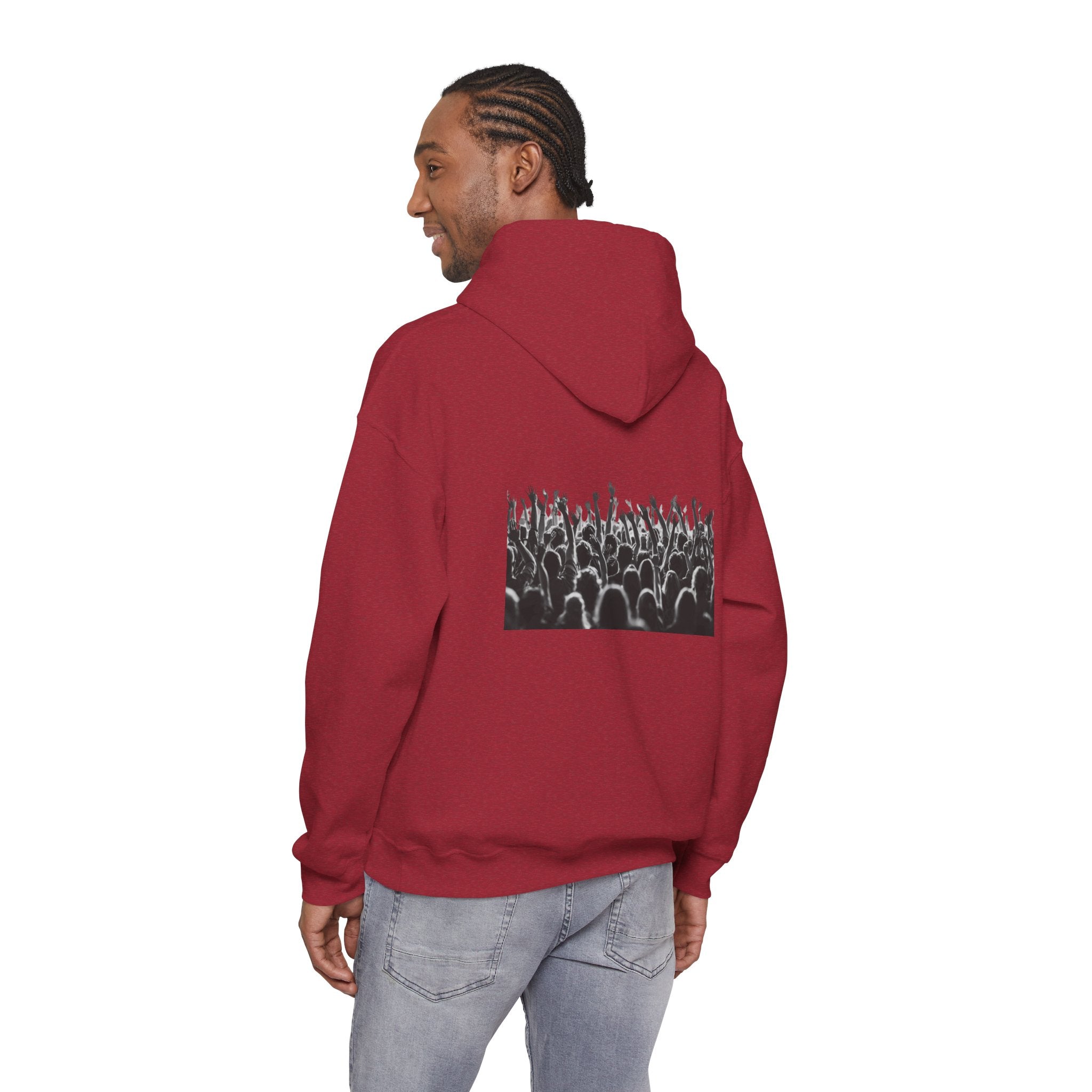 “Graphic Debut” Hoodie- Sleeve Printed Affirmation