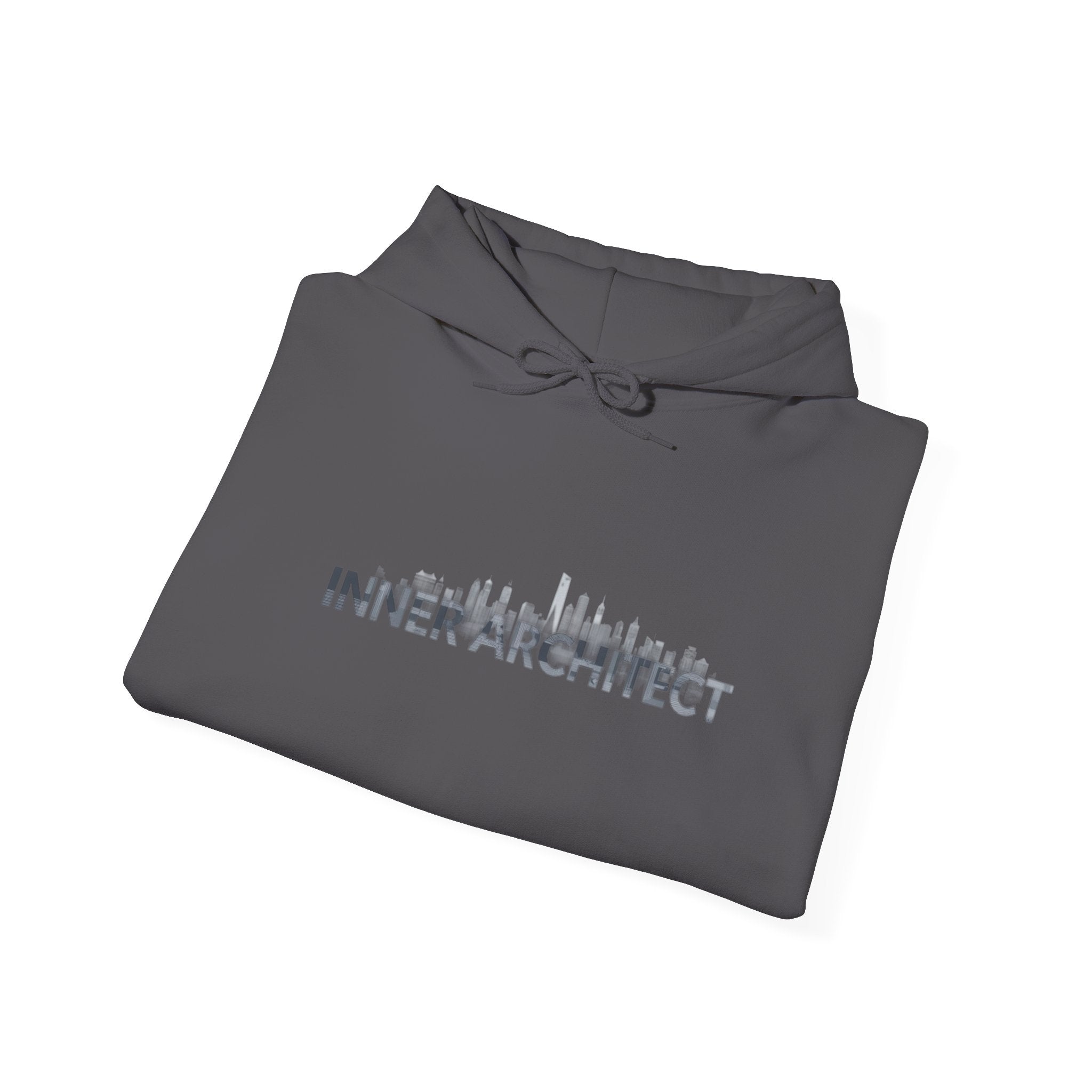 "Inner Architect" Hoodie Sweatshirt- Sleeve Printed Affirmation