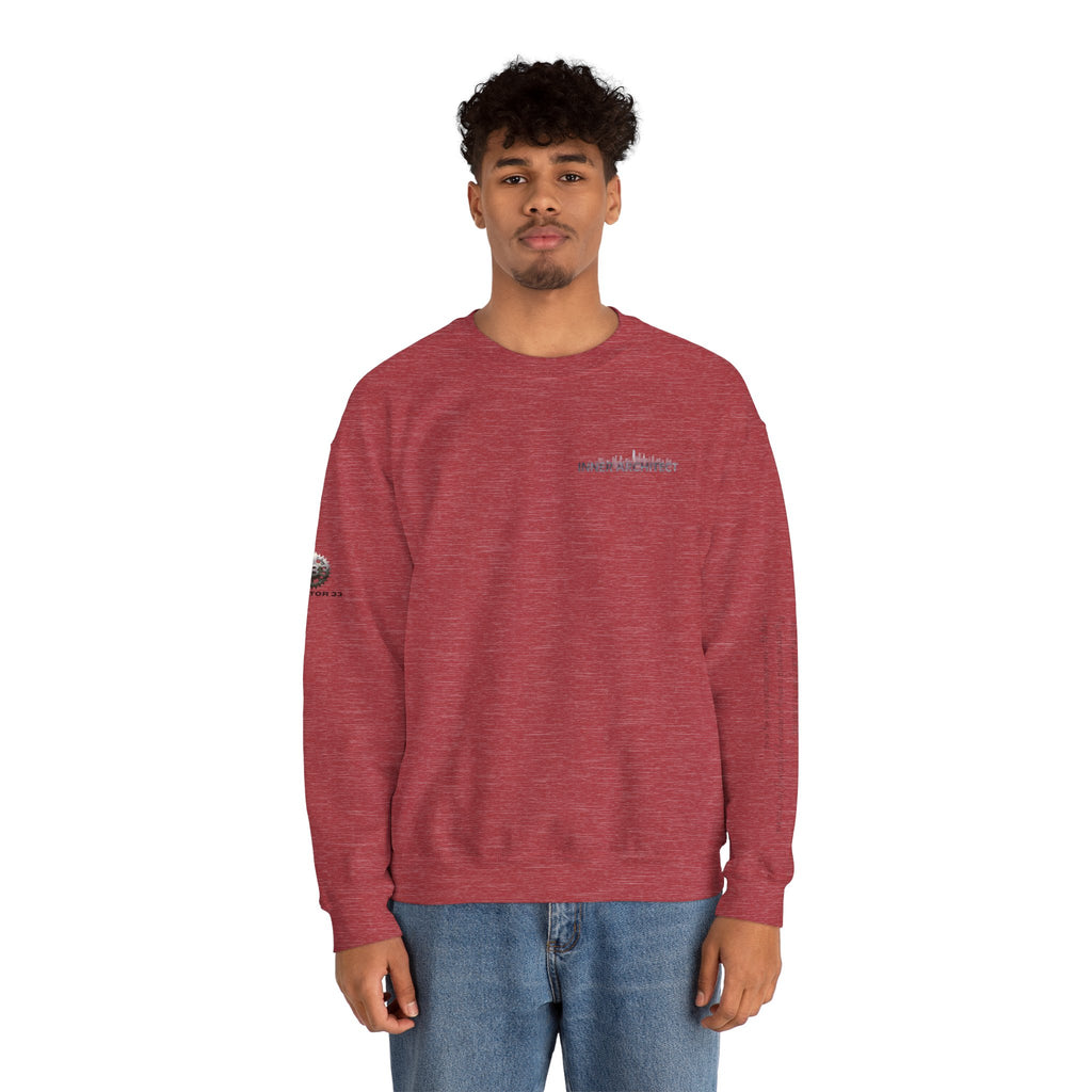 "Inner Architect" Crewneck Sweatshirt- Sleeve Printed Affirmation