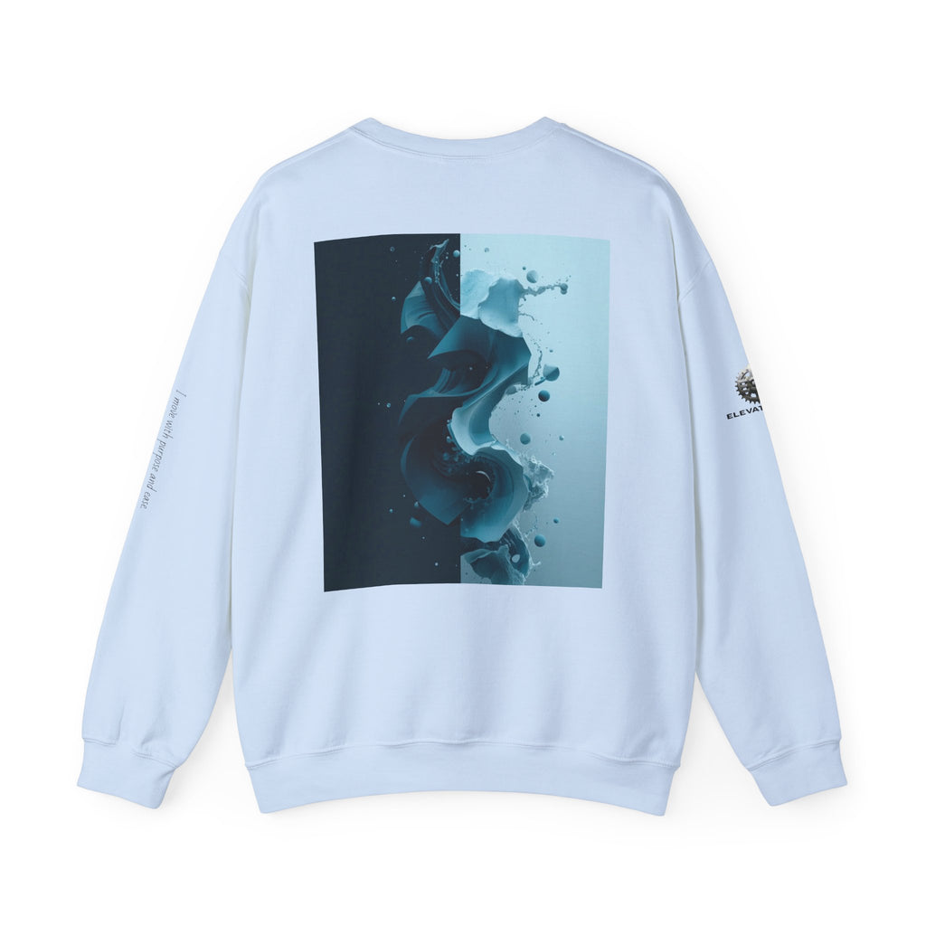 “Shifted State” Crewneck Sweatshirt- Sleeve Print Affirmation