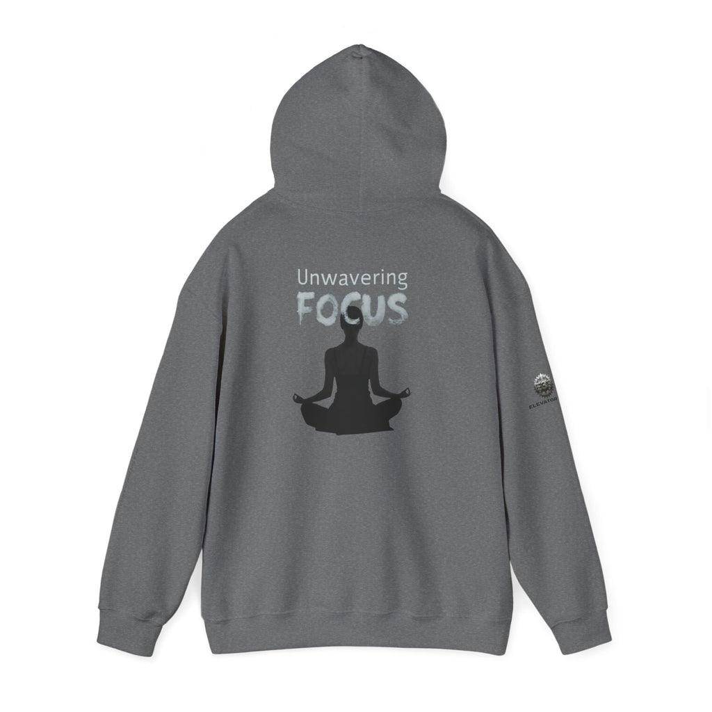 “Unwavering Focus” Hoodie- Sleeve Print Affirmation