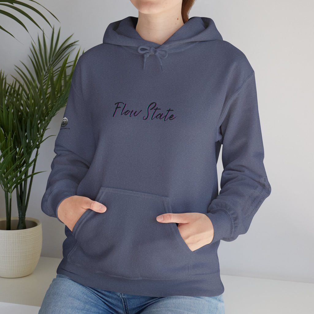“Flow State” Hoodie- Sleeve Printed Affirmation