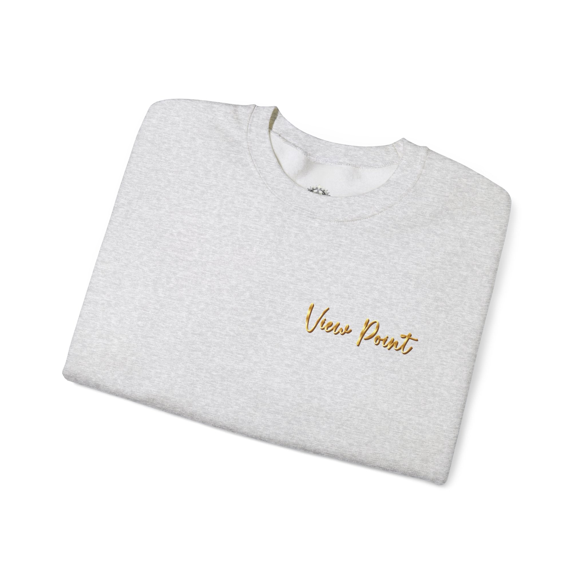 "View Point" Crewneck - Heavyweight Sleeve Print Sweatshirt