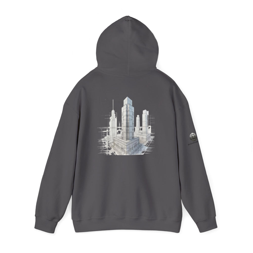 "Inner Architect" Hoodie Sweatshirt- Sleeve Printed Affirmation