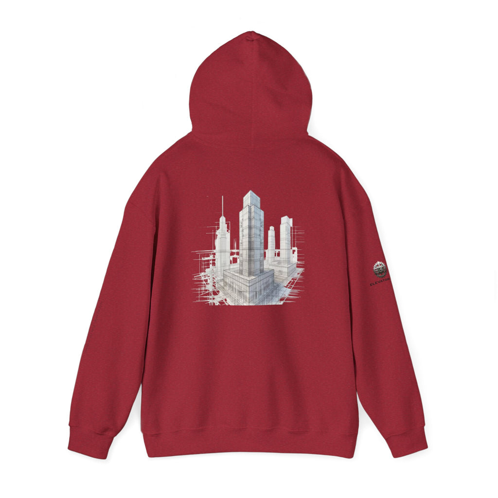 "Inner Architect" Hoodie Sweatshirt- Sleeve Printed Affirmation