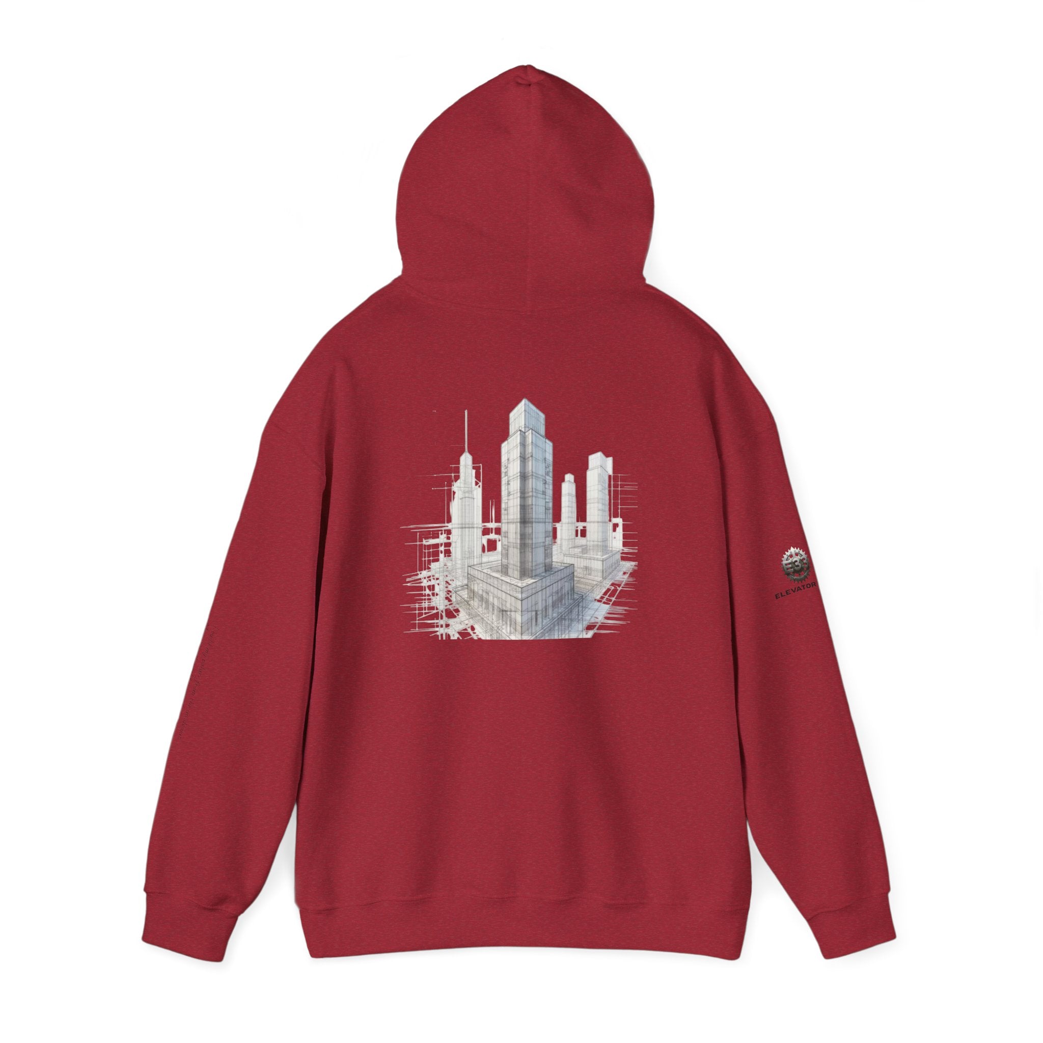 "Inner Architect" Hoodie Sweatshirt- Sleeve Printed Affirmation