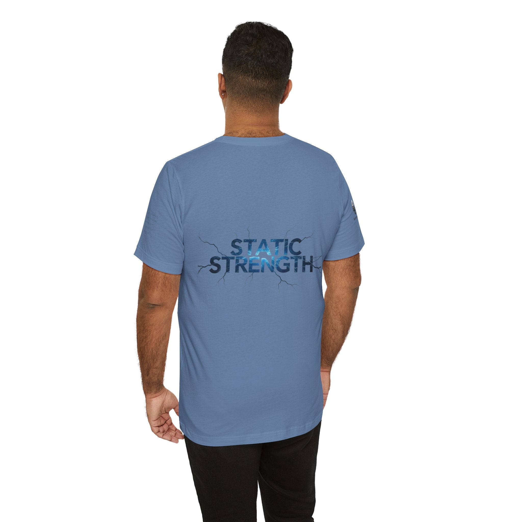 Static Strength T-Shirt — 'In the chaos, I am unmoving' Motivational Tee
