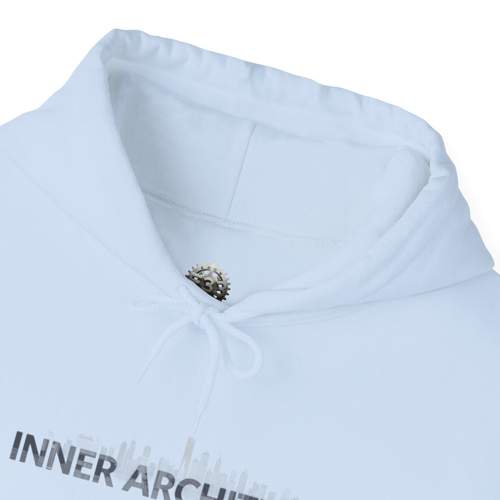 "Inner Architect" Hoodie Sweatshirt- Sleeve Printed Affirmation