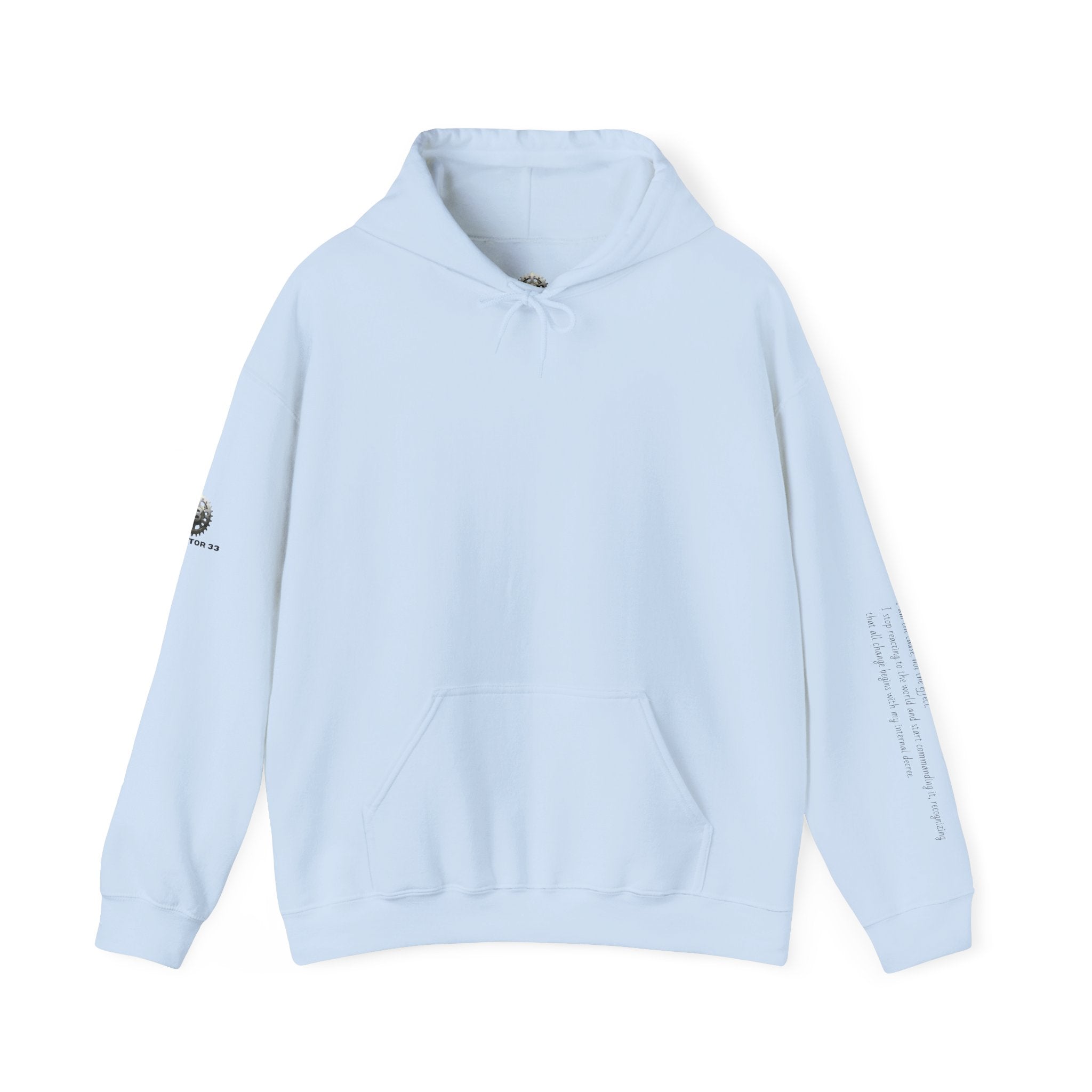 “Core Radiance” Hoodie-  Sleeve Print Affirmation